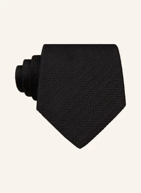 Zegna Krawat schwarz