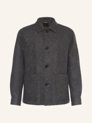 Zegna Kurtka Wierzchnia grau