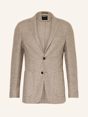 Zegna Marynarka Extra Slim Fit beige