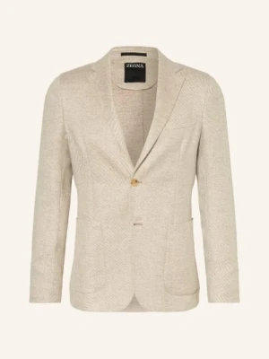 Zegna Marynarka Extra Slim Fit beige
