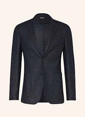 Zegna Marynarka Extra Slim Fit blau