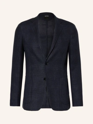 Zegna Marynarka Extra Slim Fit blau