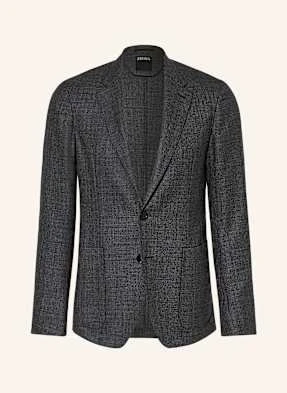 Zegna Marynarka Extra Slim Fit grau