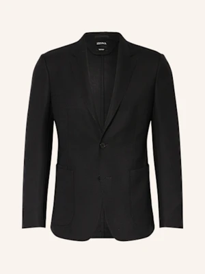 Zegna Marynarka Extra Slim Fit schwarz