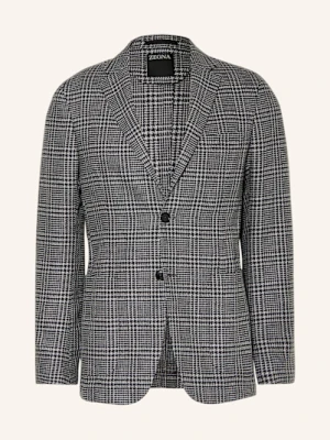 Zegna Marynarka Extra Slim Fit Z Dodatkiem Jedwabiu schwarz