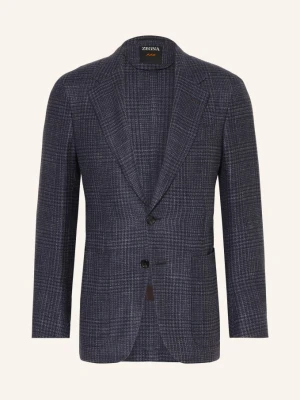 Zegna Marynarka Lago O Kroju Extra Slim Fit Z Kaszmirem blau