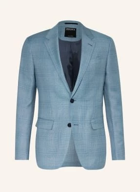 Zegna Marynarka Milano Slim Fit blau