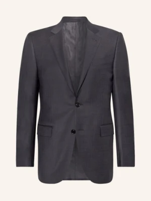 Zegna Marynarka Milano Slim Fit grau