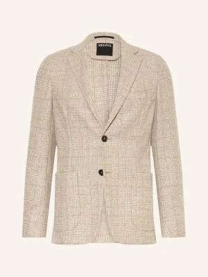 Zegna Marynarka O Kroju Extra Slim Fit beige