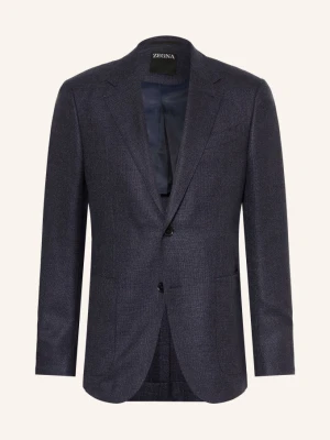 Zegna Marynarka O Kroju Regular Fit blau GRANATOWY