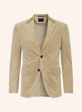 Zegna Marynarka Sztruksowa Cashco beige