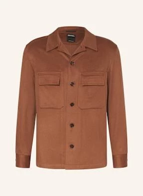 Zegna Overjacket Z Kaszmiru Alba braun