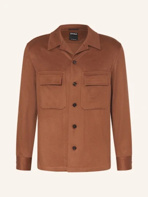 Zegna Overjacket Z Kaszmiru Alba braun