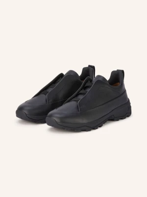 Zegna Sneakersy Wsuwane schwarz CZARNY