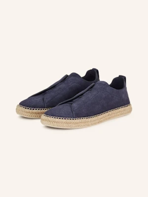 Zegna Sneakersy Wsuwane Triple Stitch blau