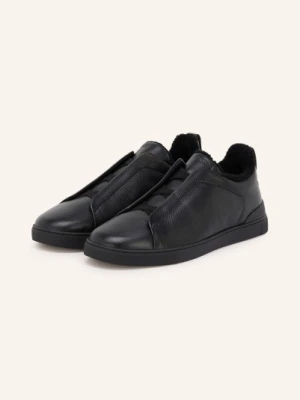 Zegna Sneakersy Wsuwane Triple Stitch™ schwarz