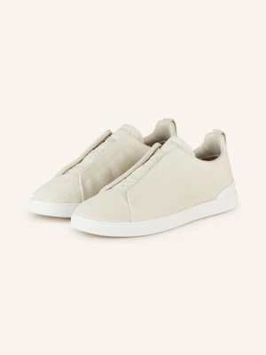 Zegna Sneakersy Wsuwane Triple Stitch weiss