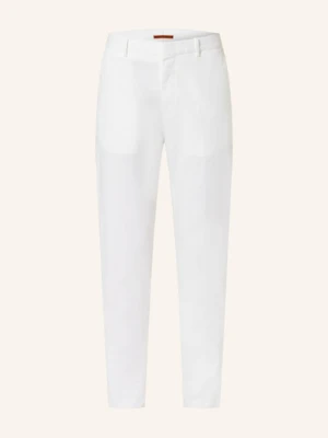 Zegna Spodnie Extra Slim Fit weiss