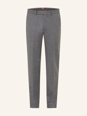 Zegna Spodnie Flanelowe O Kroju Regular Fit grau SZARY