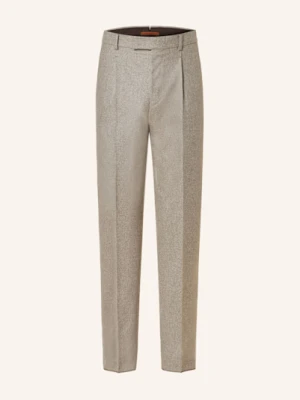 Zegna Spodnie Garniturowe beige