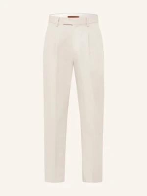 Zegna Spodnie Pleated Fit grau