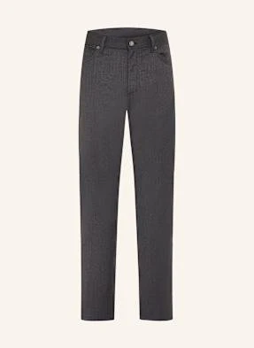 Zegna Spodnie Slim Fit grau