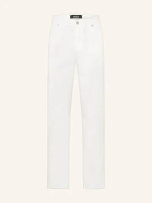 Zegna Spodnie Slim Fit Z Lnem weiss