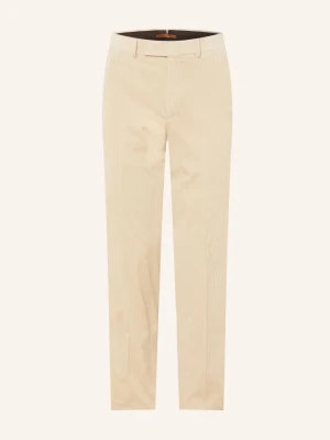 Zegna Spodnie Z Sztruksu O Kroju Regular Fit beige