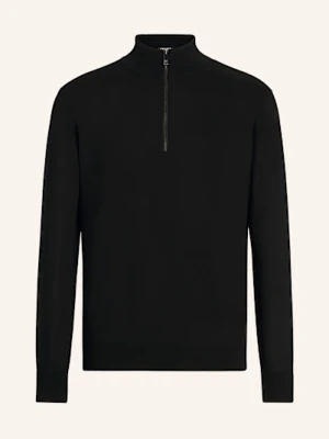 Zegna Sweter Typu Troyer schwarz