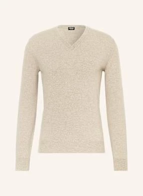 Zegna Sweter Z Kaszmiru beige