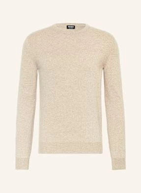 Zegna Sweter Z Kaszmiru beige