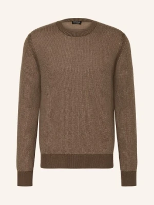 Zegna Sweter Z Kaszmiru braun
