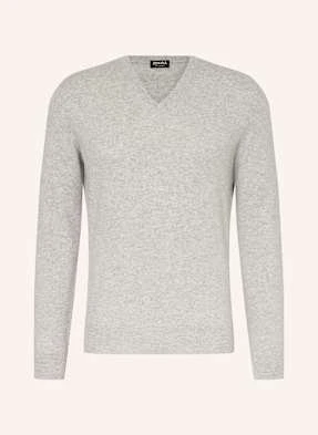 Zegna Sweter Z Kaszmiru grau