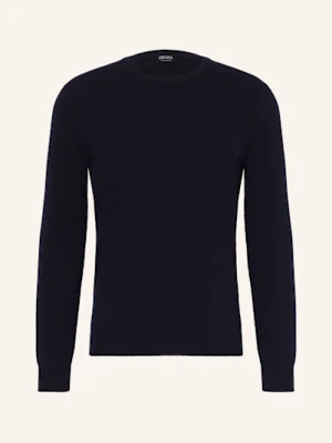 Zegna Sweter Z Kaszmiru Oasi blau