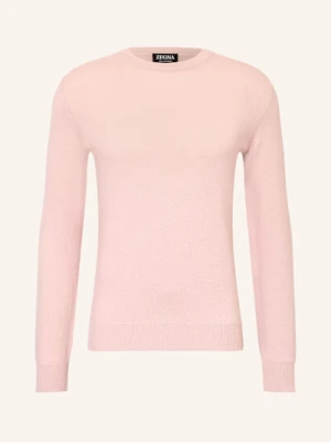 Zegna Sweter Z Kaszmiru pink