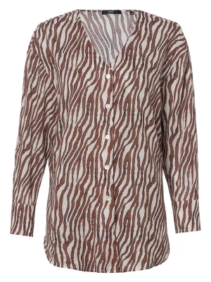Zero Bluzka w kolorze brązowo-beżowym rozmiar: 34