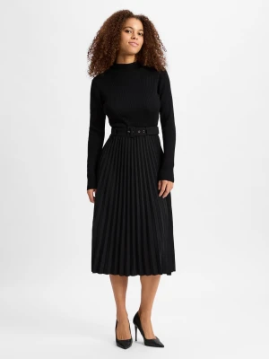 zero Damska sukienka na co dzień Kobiety czarny jednolity,