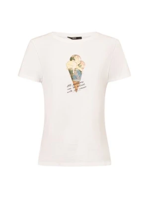 zero Koszulka damska Kobiety Bawełna biały jednolity,