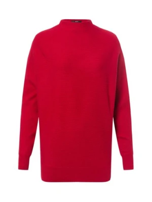 zero Sweter damski Kobiety czerwony jednolity,