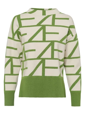 Zero Sweter w kolorze zielono-kremowym rozmiar: 44