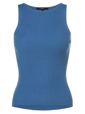zero Top damski Kobiety niebieski jednolity,