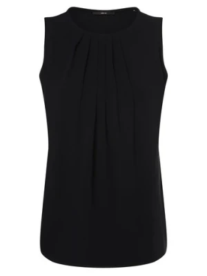 zero Top damski Kobiety wiskoza niebieski jednolity,