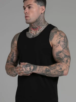 Zestaw 2 czarnych bezrękawników męskich SikSilk