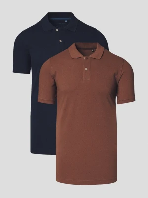 Zestaw 2 Koszulek Polo Bawełnianych Cassian Lancerto