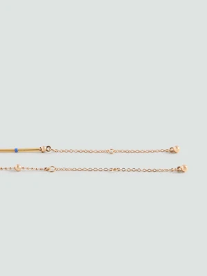 Zestaw 2 naszyjników niebieski - Dziewczyna - Rozmiar uniwersalny - MANGO TEEN