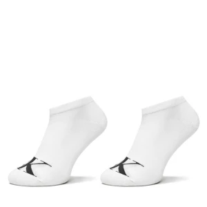 Zestaw 2 par niskich skarpet damskich Calvin Klein Jeans 701228815 Biały