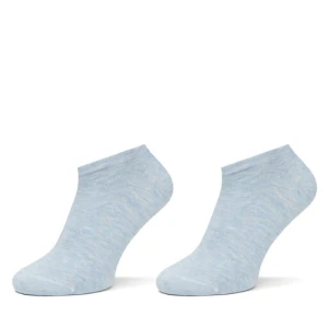 Zestaw 2 par niskich skarpet damskich Tommy Hilfiger 343024001 Niebieski