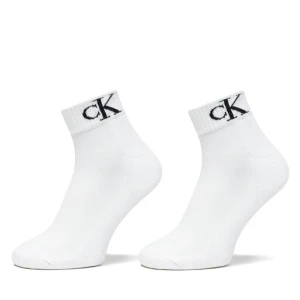 Zestaw 2 par niskich skarpet męskich Calvin Klein Jeans 701228805 Biały