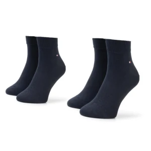 Zestaw 2 par niskich skarpet męskich Tommy Hilfiger 342025001 Granatowy