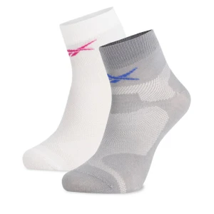 Zestaw 2 par niskich skarpet unisex Reebok R0403-SS24 (2-pack) Biały